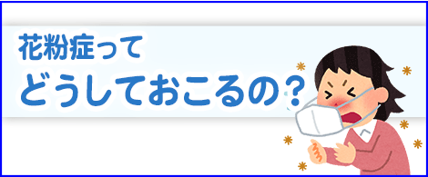 花粉症ってどうしておこるの?